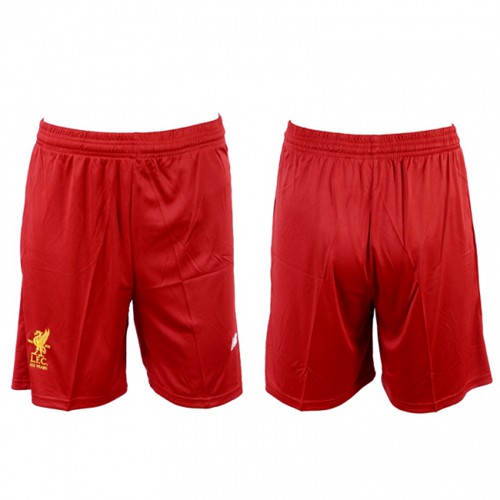 Liverpool Blank Home Soccer Shorts - Click Image to Close